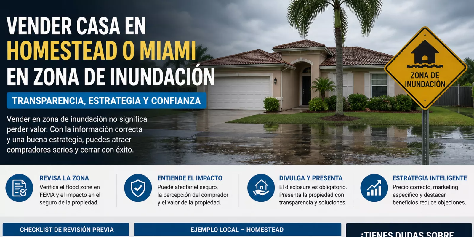 Vender casa en zona de inundación: estrategias clave