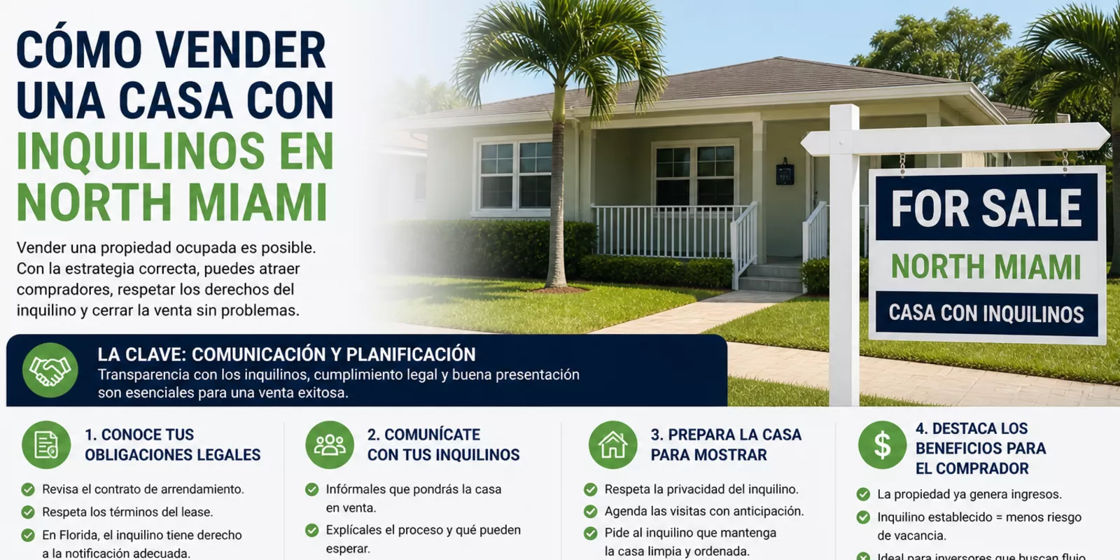 Vender casa con inquilinos en North Miami