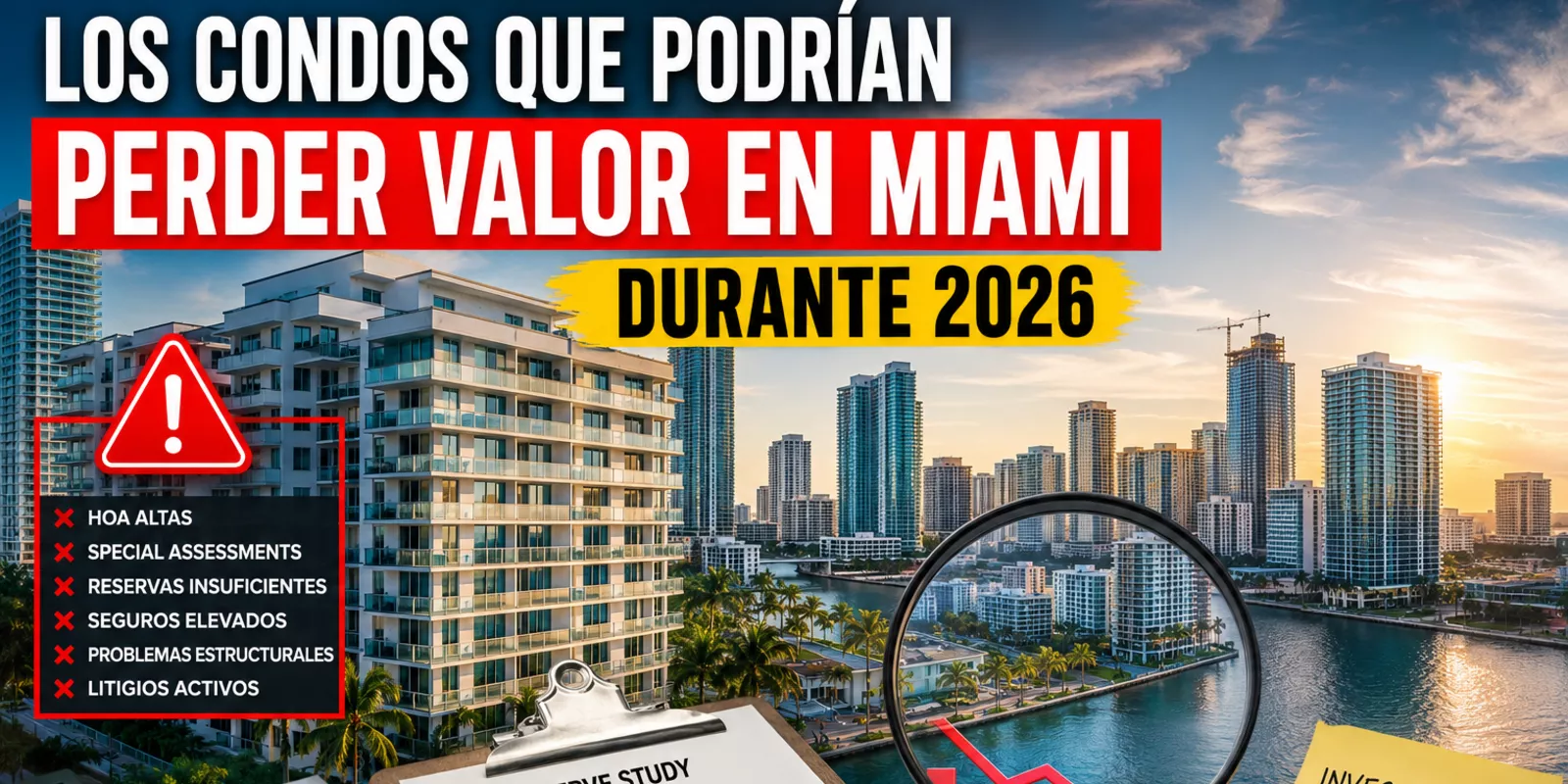 Los Condos Que Podrían Perder Valor en Miami Durante 2026
