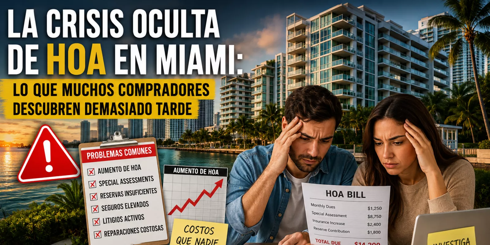 La Crisis Oculta de HOA en Miami: Lo Que Muchos Compradores Descubren Demasiado Tarde