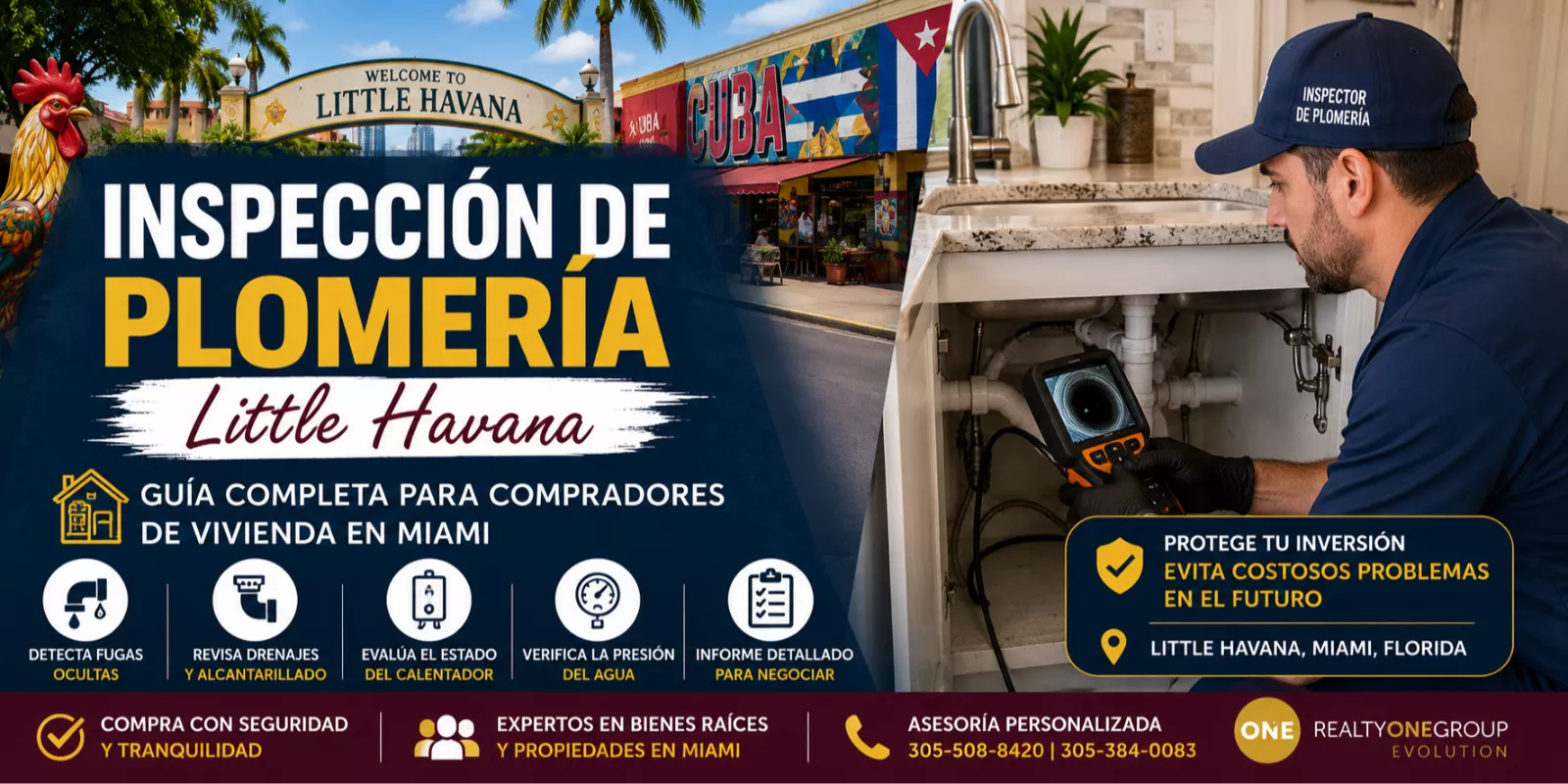 Inspección de Plomería Little Havana: Guía Completa para Compradores de Vivienda en Miami