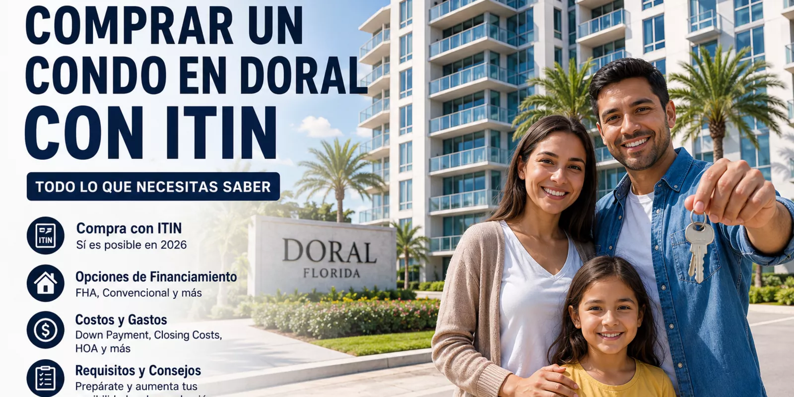 Guía Completa para Comprar un Condo en Doral con ITIN (2026)