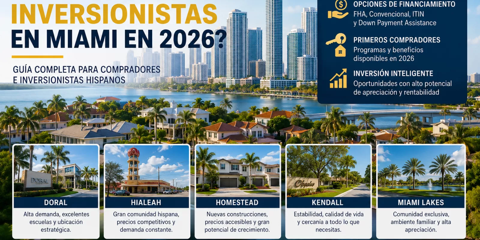 ¿Dónde están comprando los inversionistas en Miami en 2026?